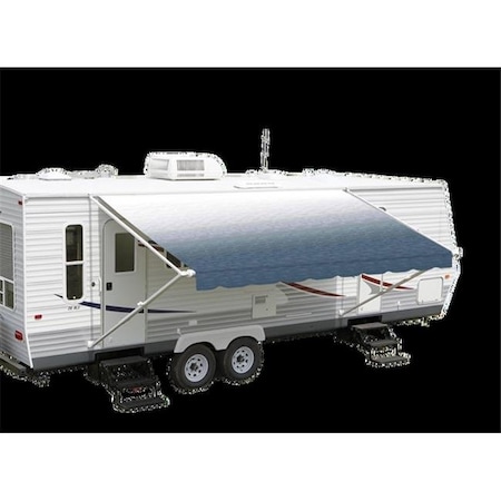 Carefree Carefree JU216C00 Colorado Stocking Blue Shale Fade; White - 20 & 2 ft. JU216C00